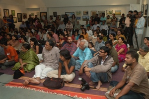 Audience at Artfest 09, Indiaart Gallery